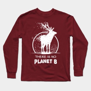 Global Climate Crisis - There Is Only One Planet B - Elk Long Sleeve T-Shirt